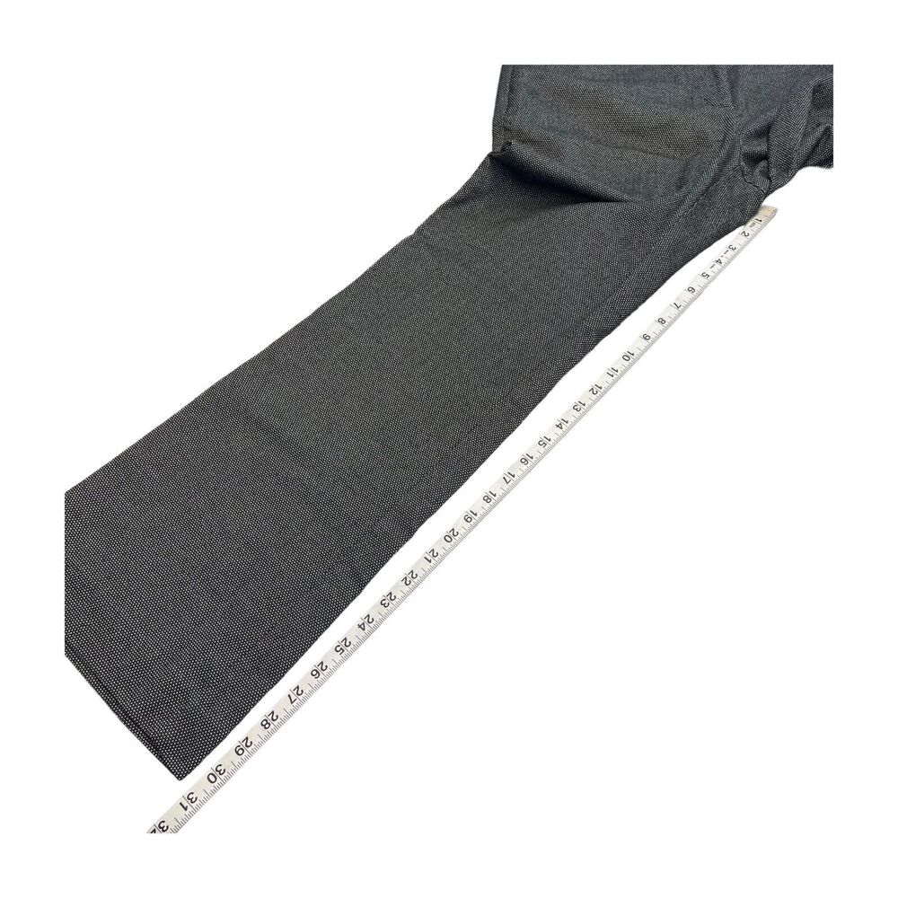 Worthington Dress Pants Women's 12 Gray Polka Dot Modern Fit Mid-Rise Wide-Leg - Picture 3 of 8